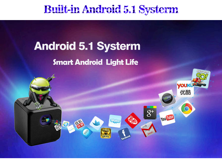 android 5 systerm projector