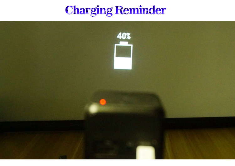 charging reminder projector
