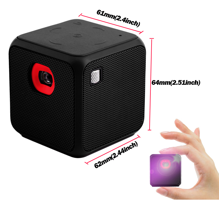 cube size projector