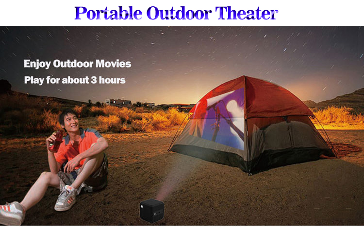portable outdoor theater projector