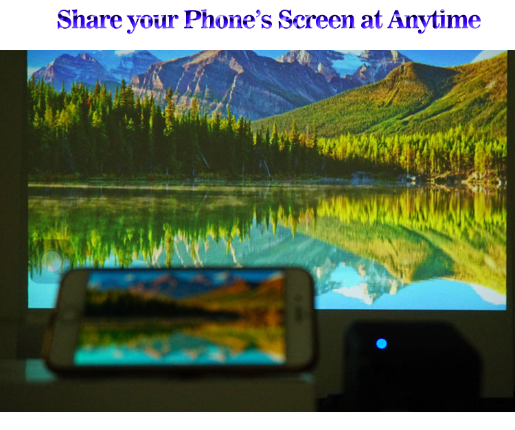 share phone screen projector